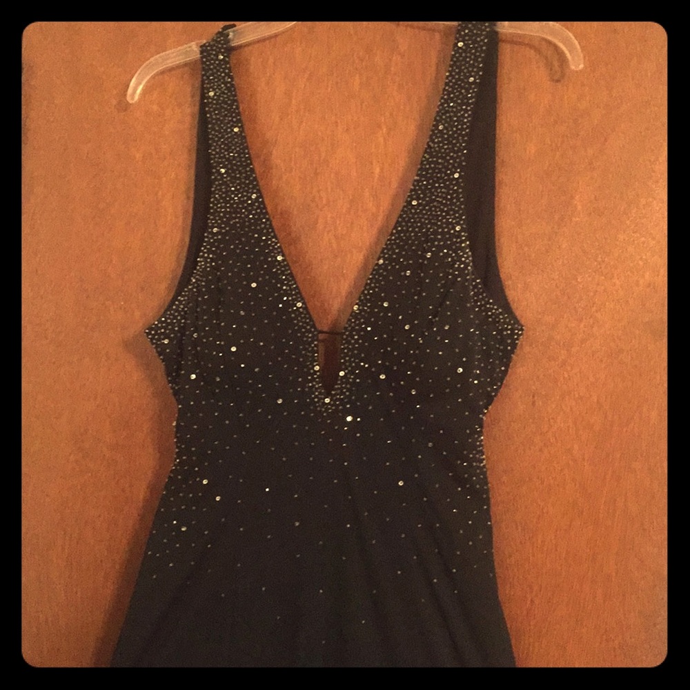 Long black formal dress